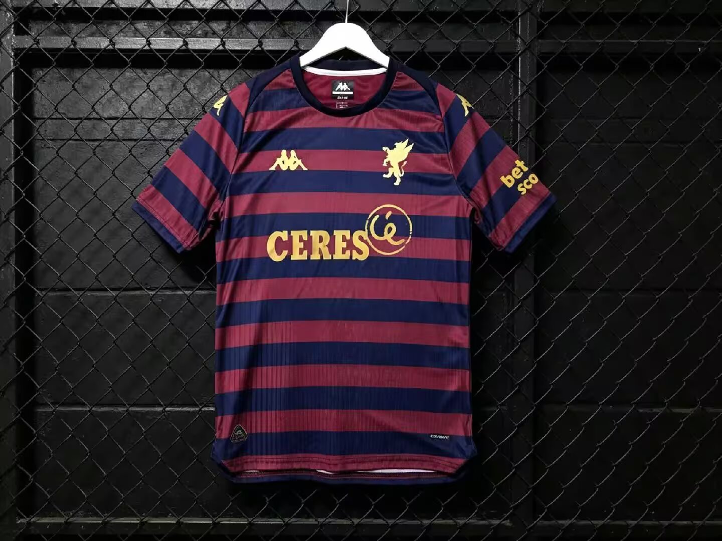 AAA Quality Genoa 26/27 Third Red/Navy Soccer Jersey